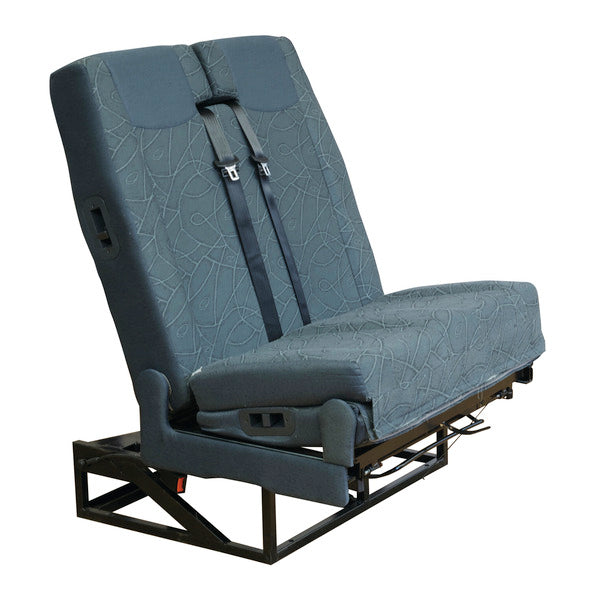 SK7 bench seat complete set 95cm, upholstery two-tone light grey/anthracite