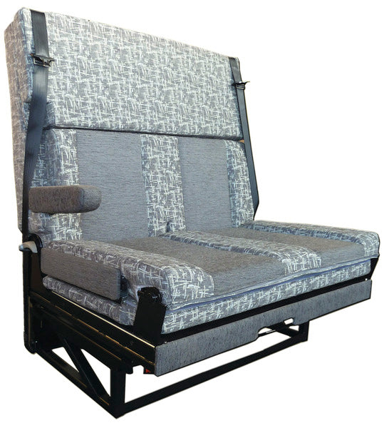 FASP Seat-/sleeping bench, 1 lateral armrest, 3 point belts - 59242 | Stahlor image 1