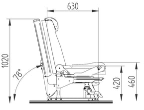 FASP Sitzbank 540 schw/schw - 59263 | Stahlor image 3