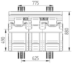 FASP Sitzbank 540 schw/schw - 59263 | Stahlor image 4