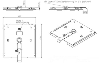 Sportscraft Rotary console passenger side - flat base for VW T5 and T6 - 59499 | Stahlor image 2