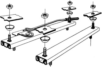 Sportscraft Extension rails for Sportscraft seats - 59557 | Stahlor image 2