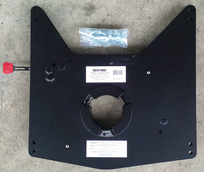 Rotary console passenger seat for Renault Trafic X83 and Opel Vivaro A