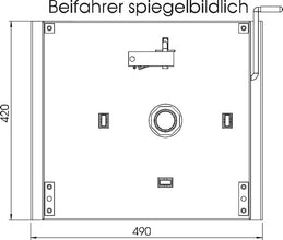 Sportscraft Rotary console Fiat Ducato type 250 / Citroen Jumper / Peugeot Boxer - passenger side - 59582 | Stahlor image 2