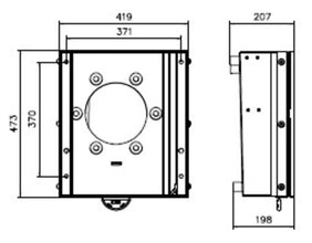 CTA Rotary console driver's side Citroen Spacetourer and the like from 2016 - 59670 | Stahlor image 3