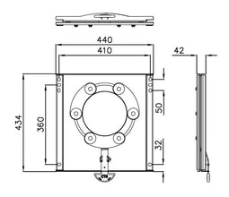 CTA Rotary console for Ducato type 250/290, Citroen Jumper, Peugeot Boxer and Opel Movano - 59698 | Stahlor image 2