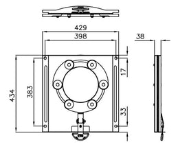 CTA Rotary console VW T5 / T6 / T6.1 - For driver or passenger side - 59699 | Stahlor image 2