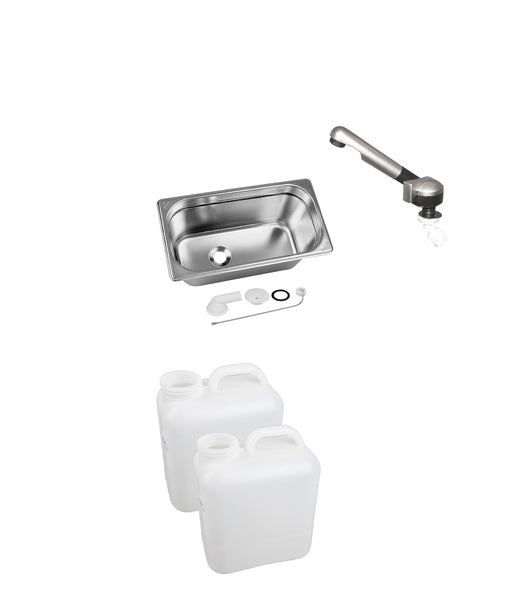 Water System, Installed, for CityVan: VW T6/T5, VW T4 and Mercedes Vito LWB