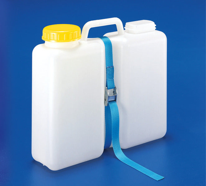 Water canister wide neck with closure depot - 13 l - incl. lashing strap