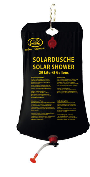 CAMP4 20 litre Solar shower with suspender - 60022 | Stahlor image 1