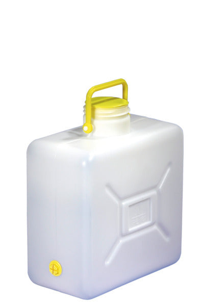 Wide neck canister with bow handle - 16 l