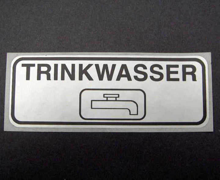 sticker "drinking water