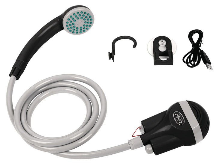Smart Shower with rechargeable battery and 5V USB charging cable