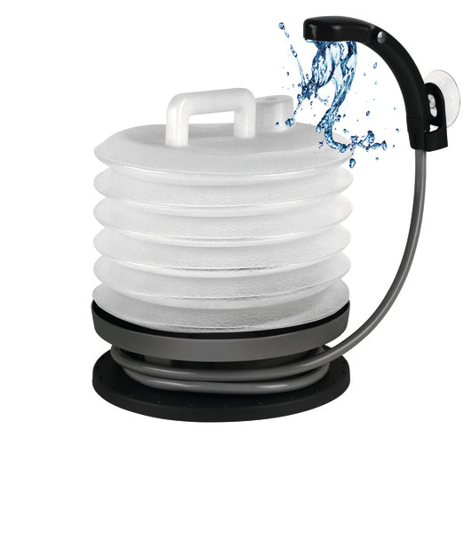 Foldable camping shower 2,0l/min. incl. bag