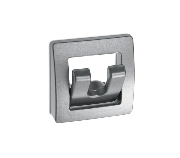 FAWO Coat hooks / wall hooks silver matt - sliding blister-packed - 60129 | Stahlor image 1