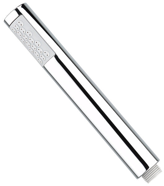 Rod hand shower 1/2" thread with anit lime knobs - steel chrome and gray