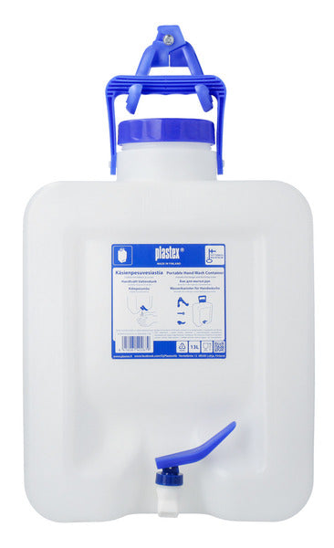 Plastex Water Canister 13 l with Tap & Wall Bracket
