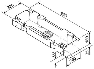 Reimo Wassertank VW T2 45L - 61000 | Stahlor image 1