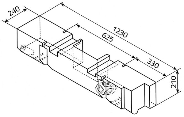 Reimo Fresh / waste tank 300/055 T4 from year 7/90 - 61011 | Stahlor image 1