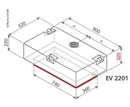 Reimo Water tank EV-2201 - 124l - 61104 | Stahlor image 2