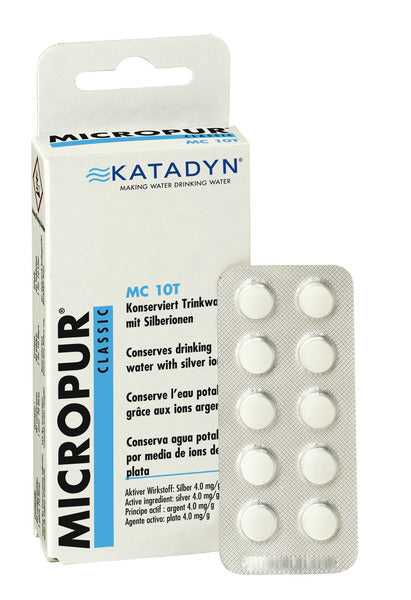 Micropur Classic - MC 10T - 40 tablets for a total of 400 l