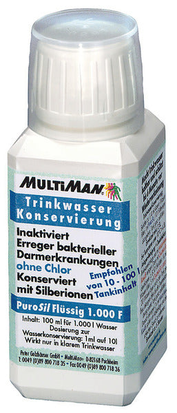 Multiman PuroSil liquid 1000 water conservation, 100ml - 61303 | Stahlor image 1
