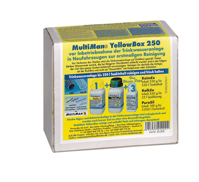 MultiMan YellowBox 250 water startup