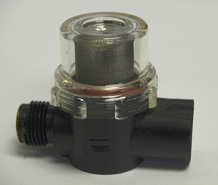 Shurflo filter - screwable on both sides