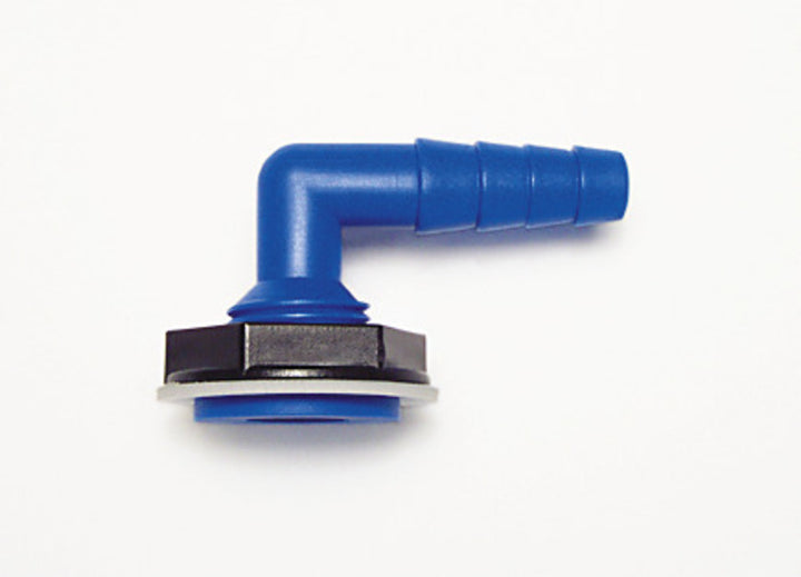 Lilie 90° Tank Fitting with Hose Barb for 10/12 mm Hose