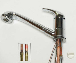 COMET Single lever mixer ROMA with hand shower LONDON - 63019 | Stahlor image 3