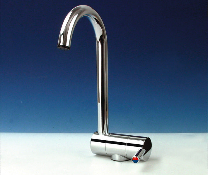 Single lever mixer TREND A - Vertical swivel spout