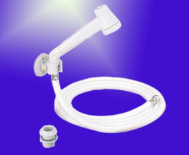 Reimo Shower set Modern white with hose 2m - 631053 | Stahlor image 2