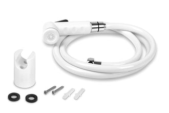 Reimo Shower set white with locking lever, 150 cm - 63108 | Stahlor image 1
