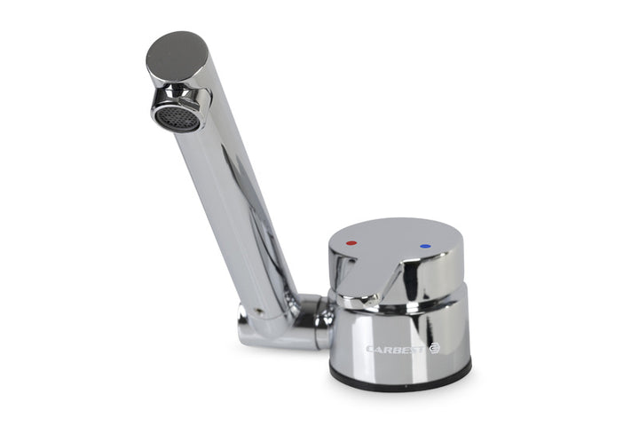 Carbest Folding Single-Lever Mixer Tap, Polished Chrome