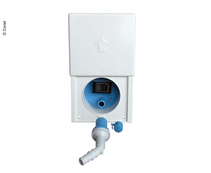 Outside connection for shower