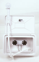 Reimo Outdoor shower box, white, lockable, 345x220mm - 63219 | Stahlor image 1