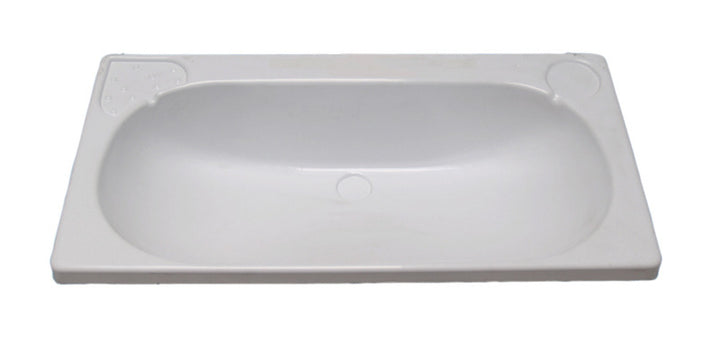 Recessed sink 665x345mm (WxH) white