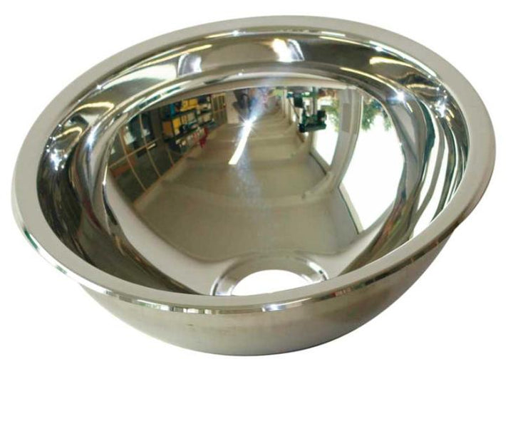Waschbeck.round stainless steel 335