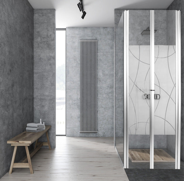 PMMA shower door - 2 leaves