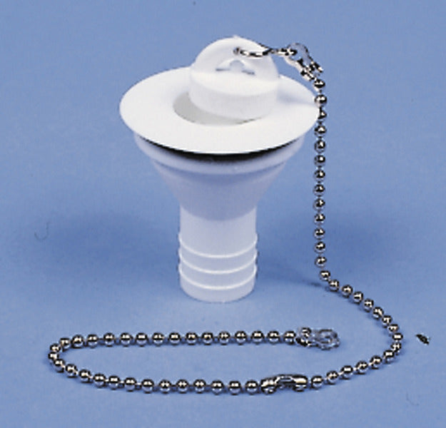 Water drain set straight - hose 3/4", drain opening 21 mm