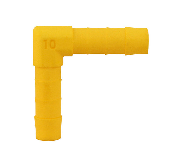 Reimo 90Â° connector angled for 10mm hose 2pcs white yellow - 64308 | Stahlor image 1