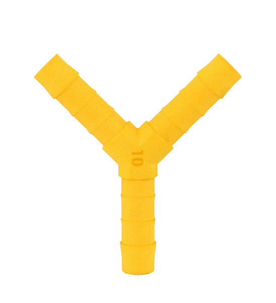 Reimo Y-connector for 10mm hose 2pcs. white yellow - 64312 | Stahlor image 1