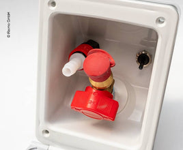 CKW Water/gas socket outlet white - 65214 | Stahlor image 2