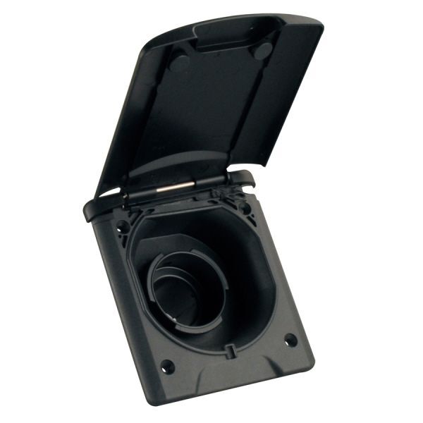 ABL Filler neck with magnetic flap - Black - 65232 | Stahlor image 1