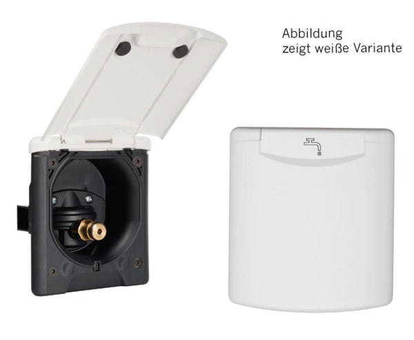 ABL City water connection with magnetic lock, anthracite, with pressure reducer - 652523 | Stahlor image 1