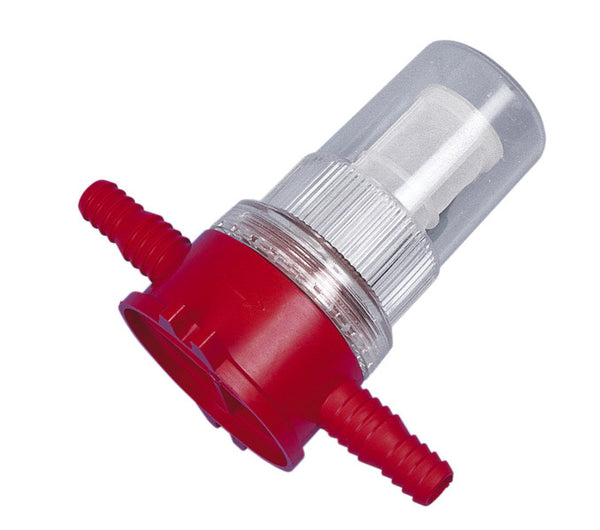 Reimo Fine filter with sight glass, 10/12mm hose connection - 65305 | Stahlor image 1