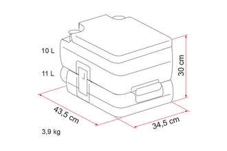Fiamma Campingtoilet Bi-Pot 30 - Small - 66021 | Stahlor image 2