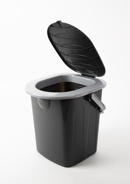 Camp4 Bucket Camping Toilet, Gray/White, up to 120 kg