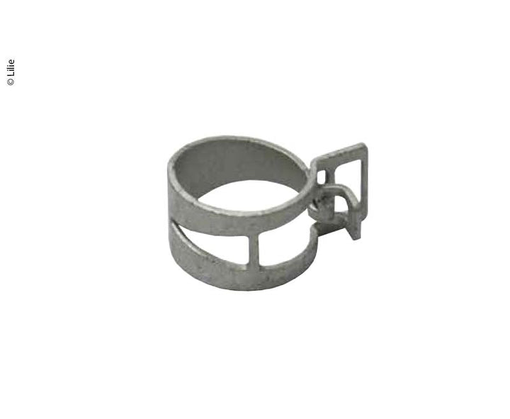 Spring band clamp 15mm pretensioned White-YELLOW loose