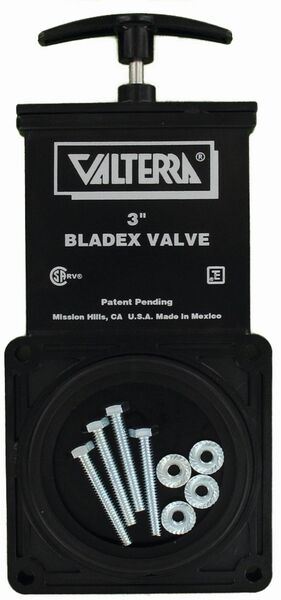 Wastewater gate valve 3"